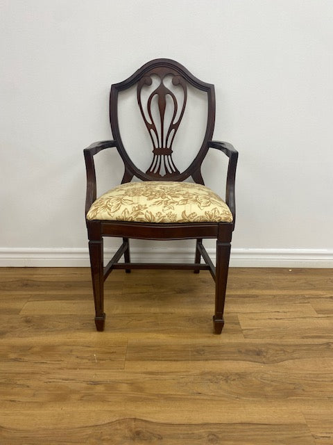 Hepplewhite Style Mahogany Armchair