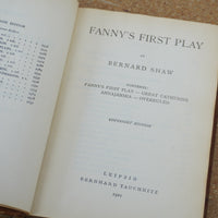 Fanny's First Play by Bernard Shaw 1921