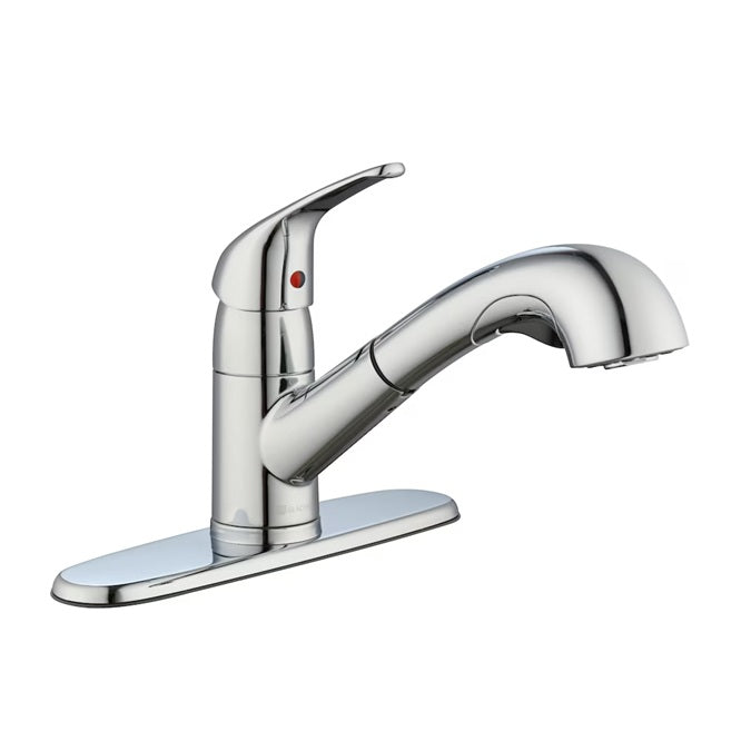 Glacier Bay Demont Single Handle Pullout Kitchen Faucet in Chrome