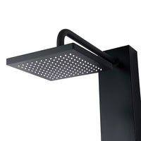 Akuaplus 3-Setting Shower Panel with Diverter / Without Valve Matte Black Finish