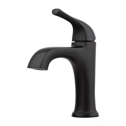 Pfister Ladera Single Handle 1 or 3 Hole Matte Black Sink Faucet/Tap