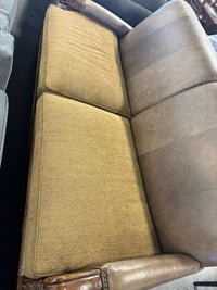 Two-tone upholstery 2 seater sofa