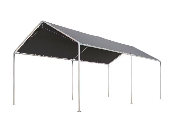 Outsunny Patio Carport (Grey)
