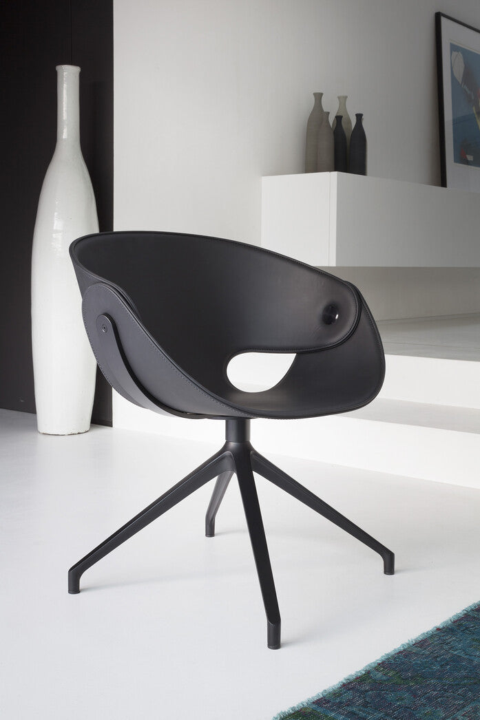 Tonon Fl@t Chair / Swivel / Dark Grey
