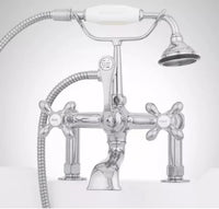 Foremost Center-Mount Vintage Bath Faucet in Chrome