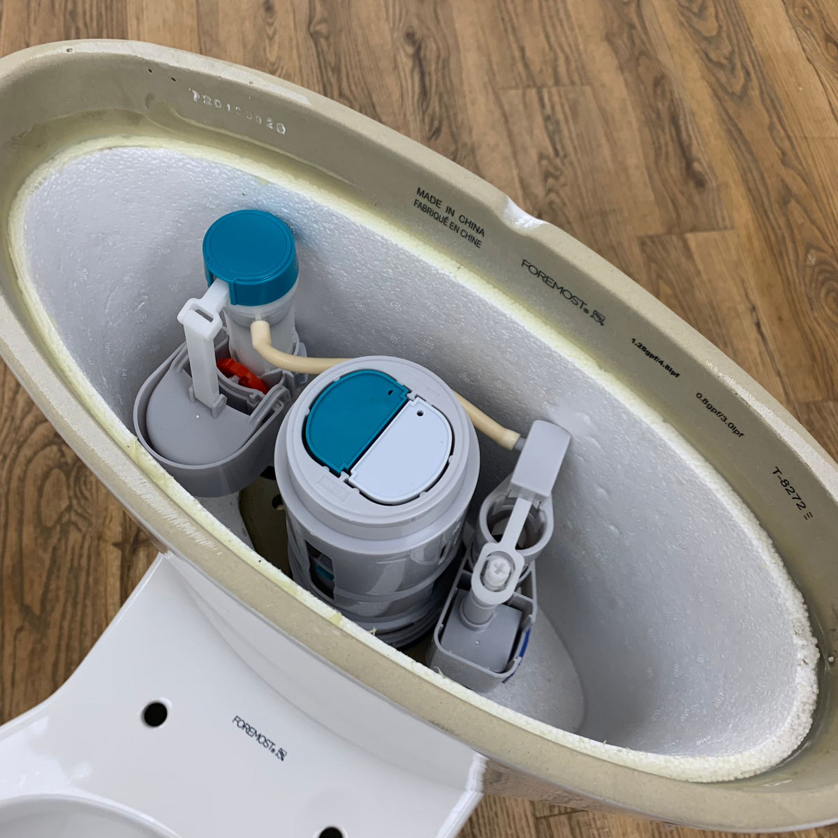 Manara 2-Pcs Dual Flush Toilet w/ Lined Tank TL-8272E-WL