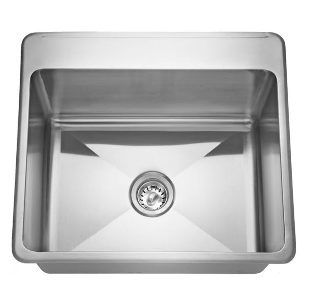 Single Bowl Topmount Kitchen Sink - Stainless Steel