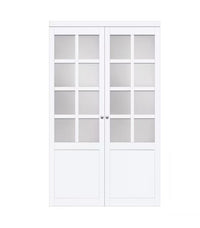 TRUporte 60"x 80" White 2 Pivot Interior Closet Door