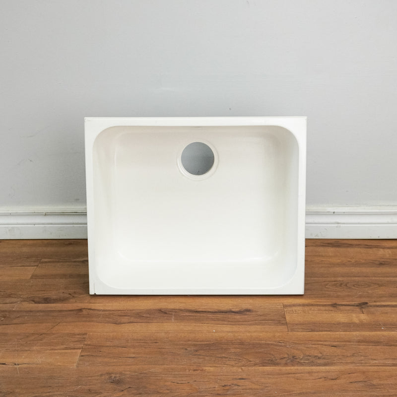 21-inch Acrylic Drop-in Sink in Matte White