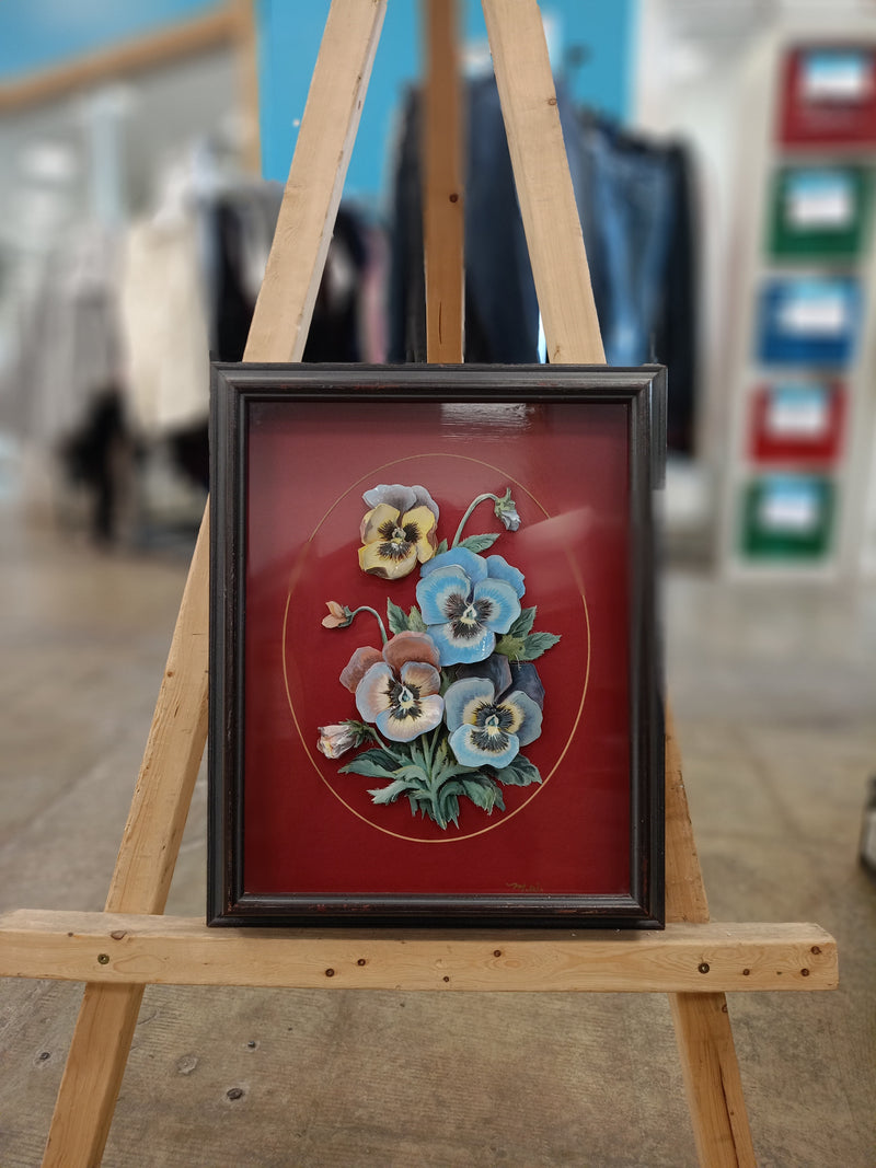 "Frame Piece of Vintage Style 3D Art" Unknown Artist