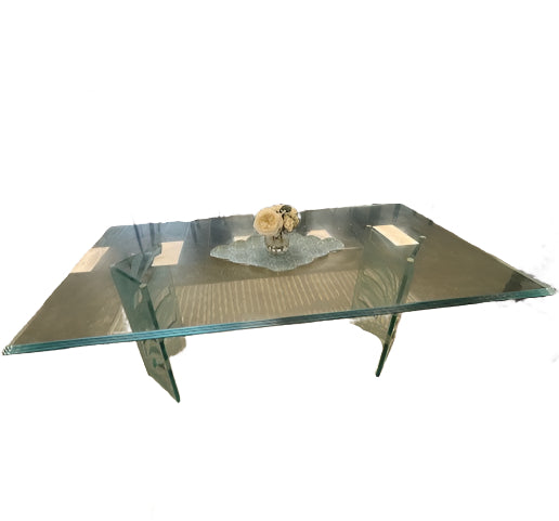Mid-Century Glass Dinning Table