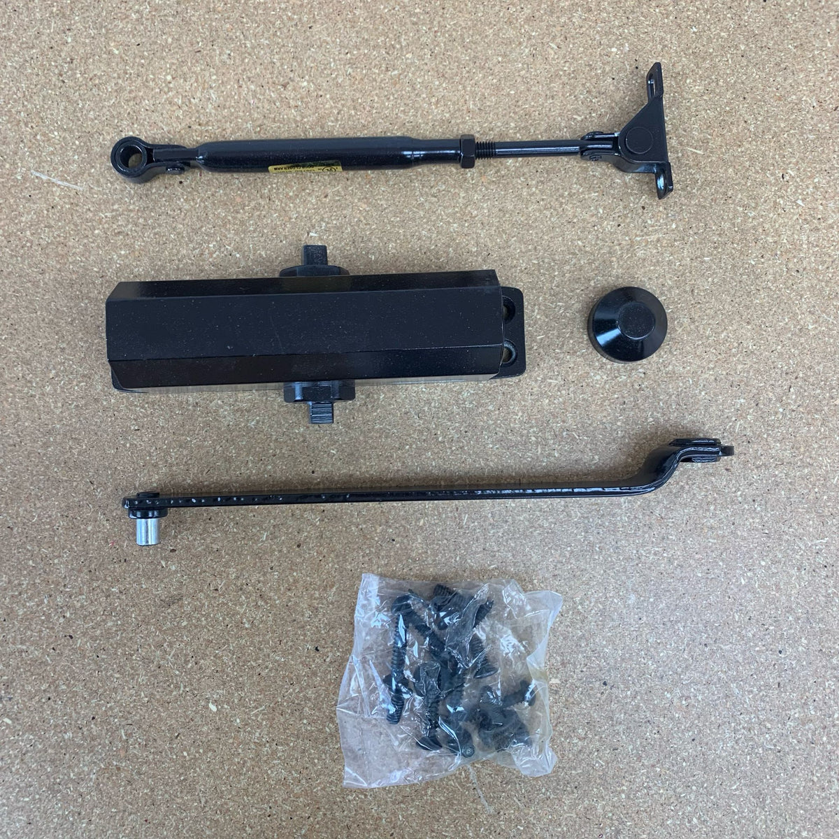 Global Door Closer Size 4 in Duronodic Black TC304-DU