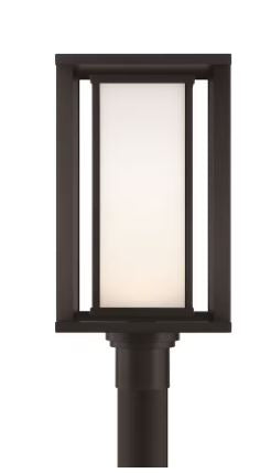 GLUCKSTEIN ELEMENTS Paxton 19" Integrated LED Outdoor Post Lantern