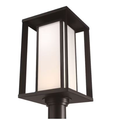 GLUCKSTEIN ELEMENTS Paxton 19" Integrated LED Outdoor Post Lantern