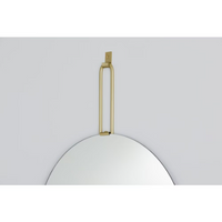 GlucksteinElements Cole 24-inch W x 24-inch H Frameless Round Mirror