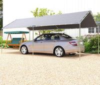 Outsunny Patio Carport (Grey)