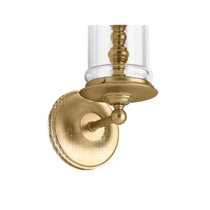 Damask 17-Inch Tall 1 Light Wall Sconce with Finish in Modern Brushed Gold 22545-SC01-BGL