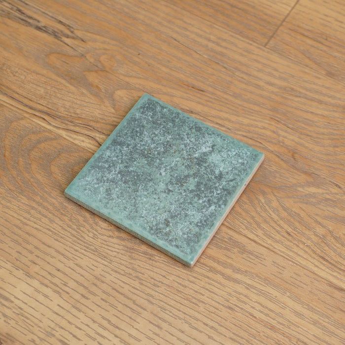 4 x 4-inch Ceramic PT19 Tile in Green - 11 sq ft (100 pcs)