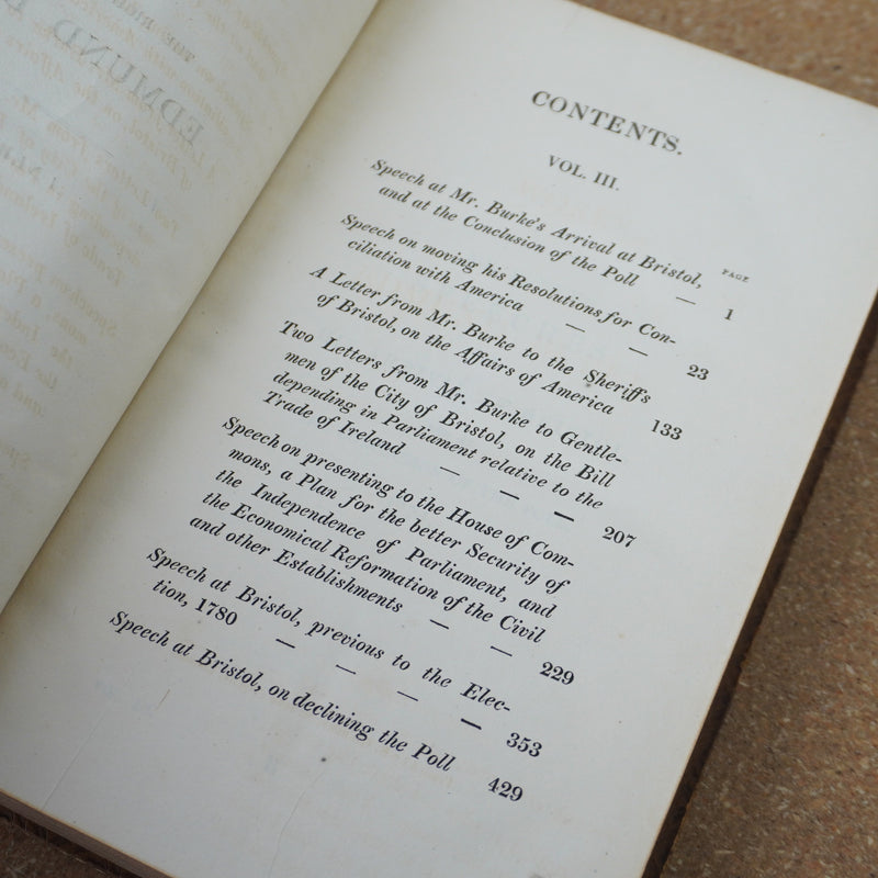 The Works of the Right Honourable Edmund Burke, Volume 3 1826