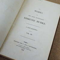 The Works of the Right Honourable Edmund Burke, Volume 3 1826