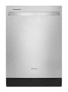 Whirlpool Quiet Dishwasher with Boost Cycle and Extended Soak Cycle