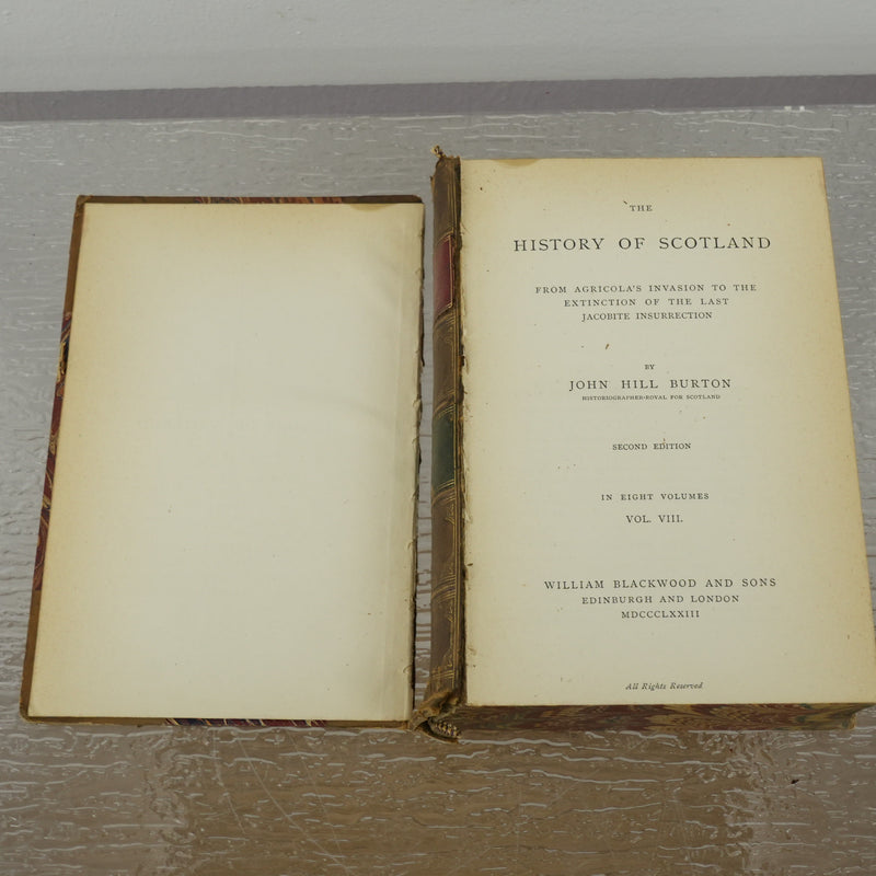 History of Scotland vol 8 by John Hill Burton 1873