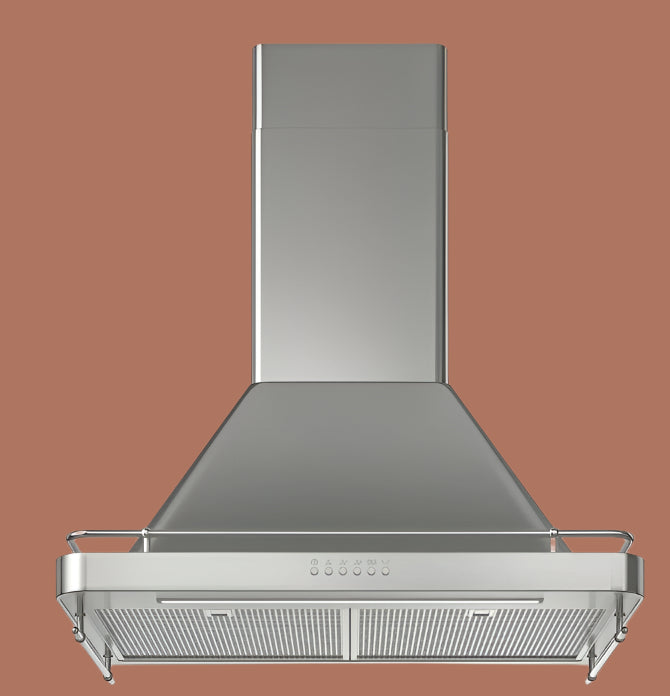 IKEA ALLMÄNBILDAD Wall Mounted Range Hood Stainless Steel