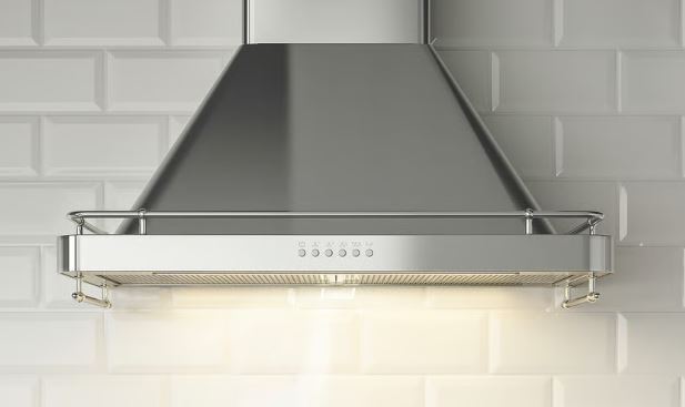 IKEA ALLMÄNBILDAD Wall Mounted Range Hood Stainless Steel