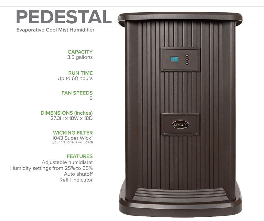 AIRCARE Pedestal Evaporative Humidifier