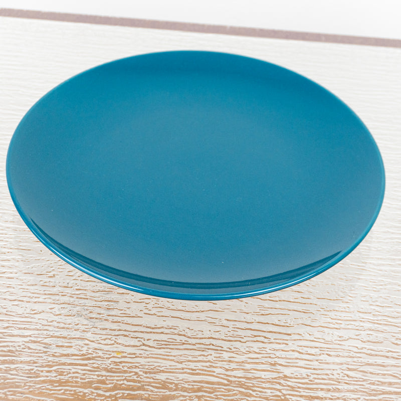 10-inch Plates in Glossy Turquoise - 4 pcs set