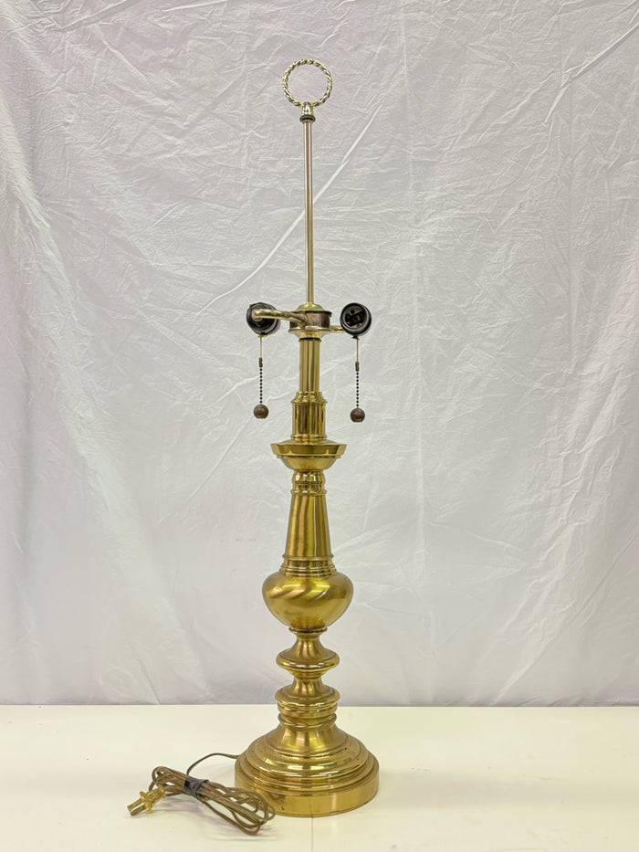 Gold Column Lamp without Shade