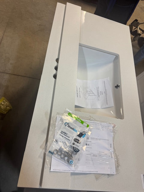 Glacier Bay White Oak Vanity Combo with Engineered Stone Top