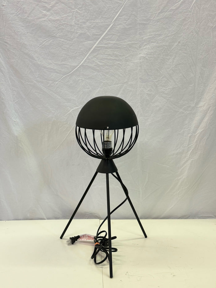 Midnight Black Patio Lamp Globe