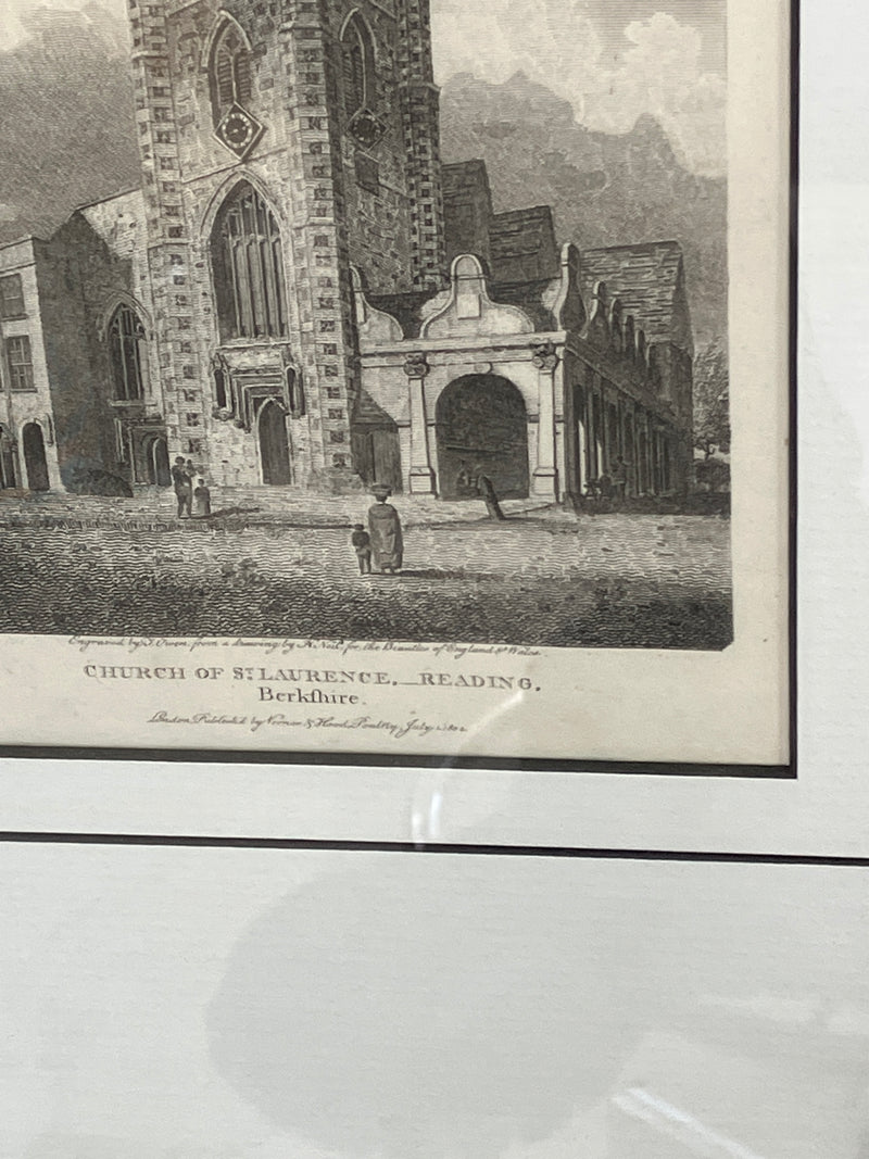 Print of the Church of Saint Laurence By K Neil