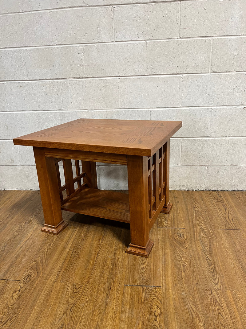 Solid Wood Side Table 24” x 28”