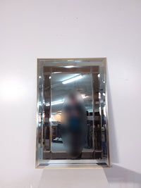 Two Tone Beveled Glass Mirror