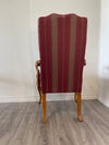 Multi-gradient Red Accent Chair