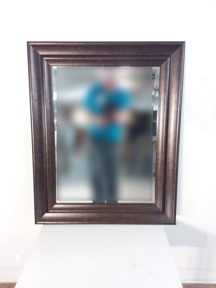 Brown Framed Mirror