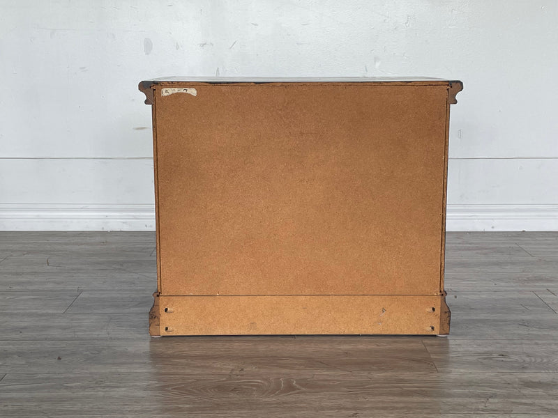 Hardwood Two Drawer Side Table