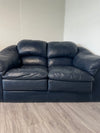 Blue 2-Cushion Sofa