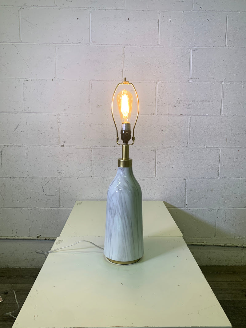 Faux Marble Ceramic Table Lamp
