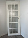 White/Glass 15-Lite French Door