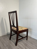 Antique Floral Cushioned Dining Chair