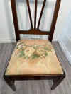 Antique Floral Cushioned Dining Chair
