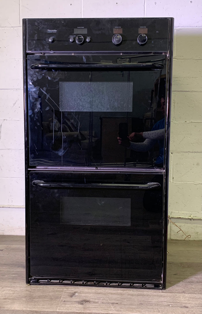 Thermador Double Wall Oven In Black