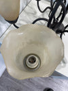 Black 6-Bulb Metal Chain Chandelier