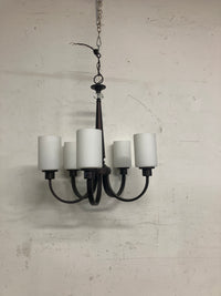 RUE Antique Bronze 5  Light Chandelier