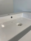 White Drop-in Top Bathroom Sink