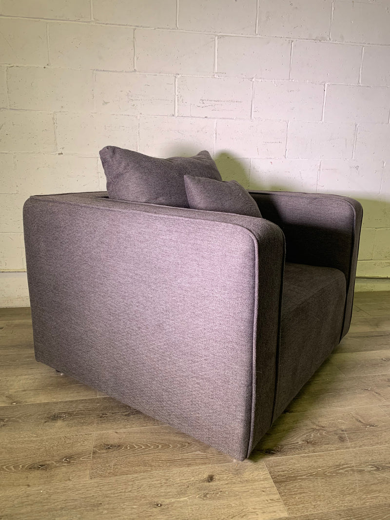 Modern Coal Gray Armchair Habitat ReStore GTA