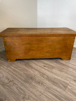 Vintage Carved Wood Chest